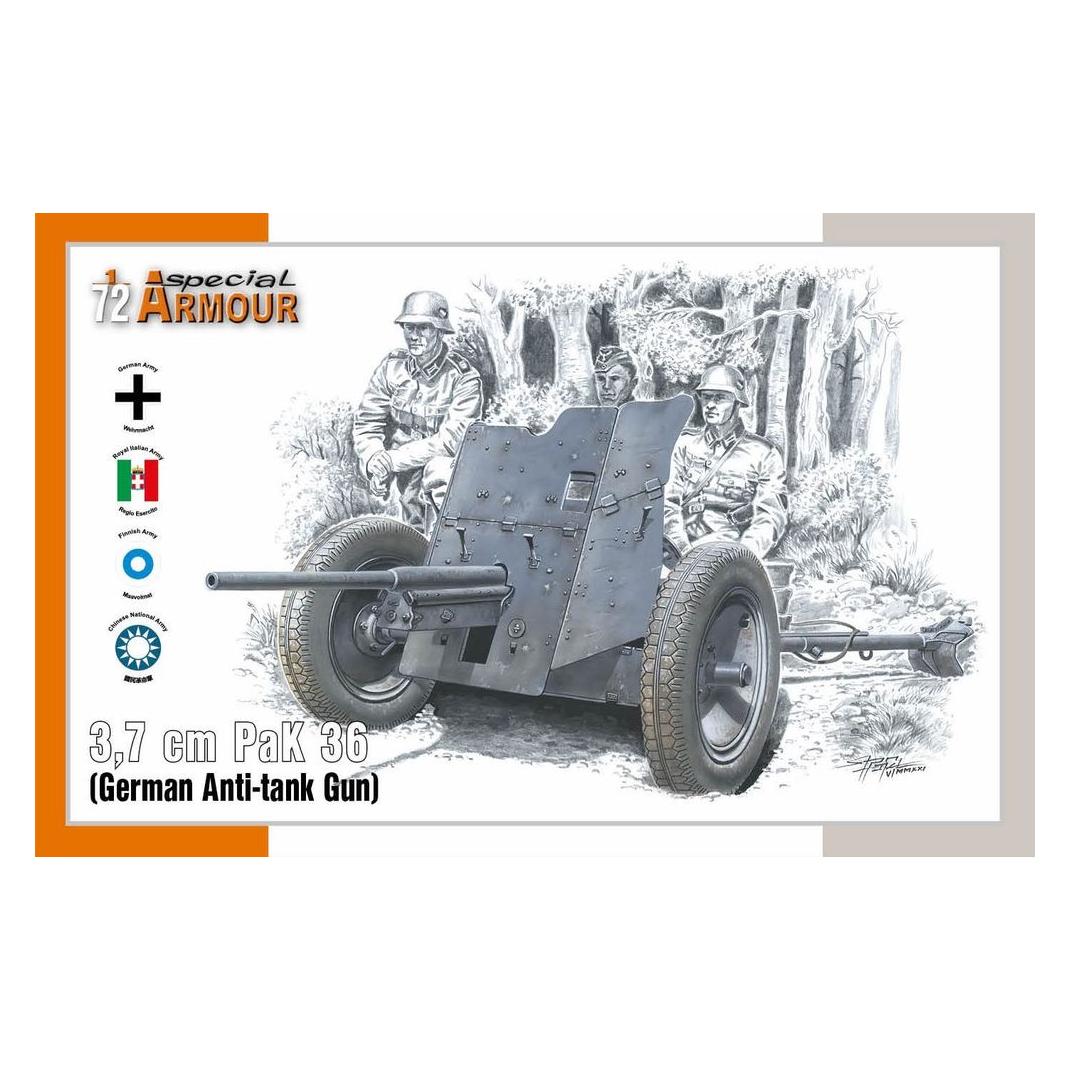 Special Hobby 3,7 cm PaK 36 German Anti-tank Gun (100-SA72024)