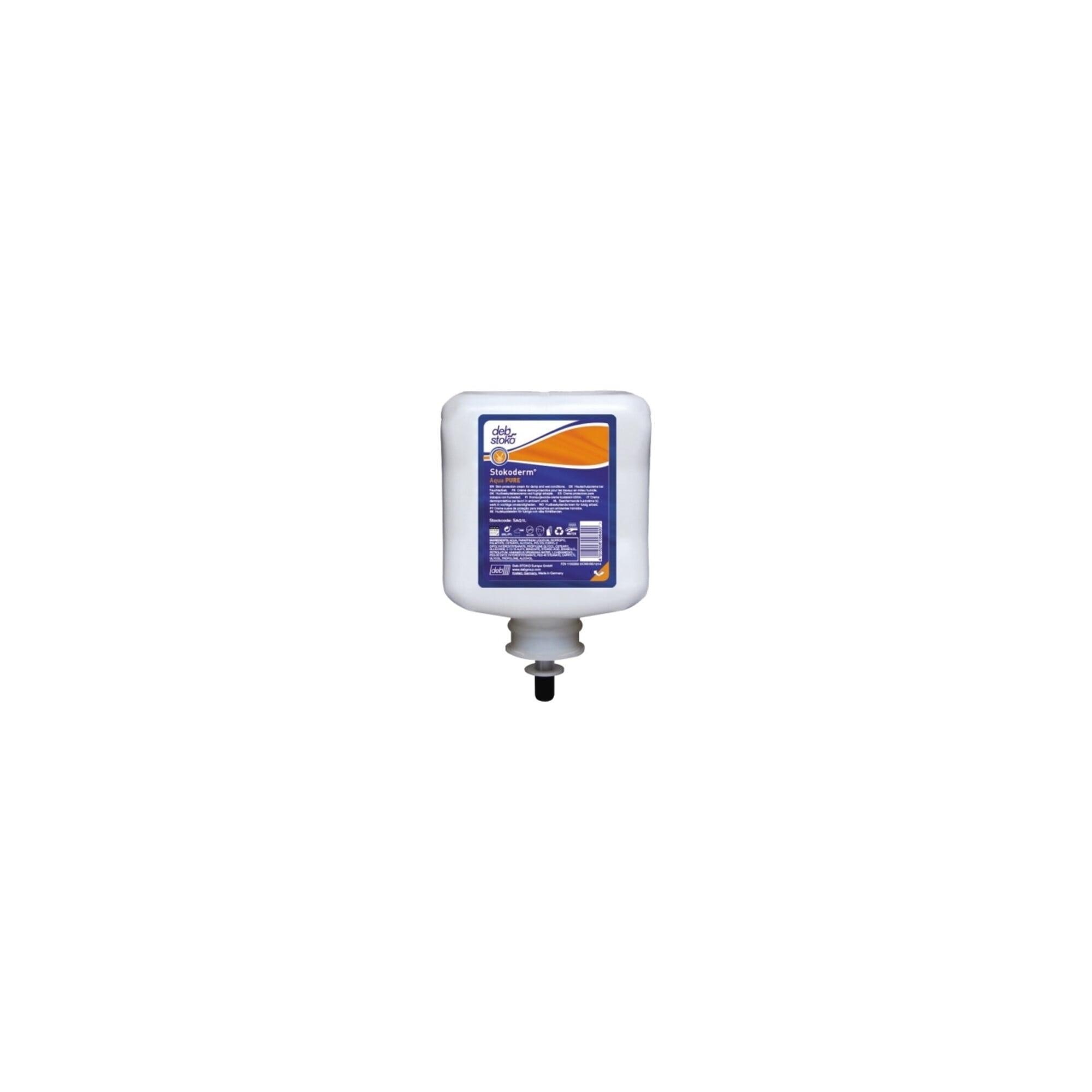 S.C. Johnson Hautschutzcreme Stokoderm Aqua PURE, Inhalt: 1000B ml ; SC Johnson Professional (SAQ1L)