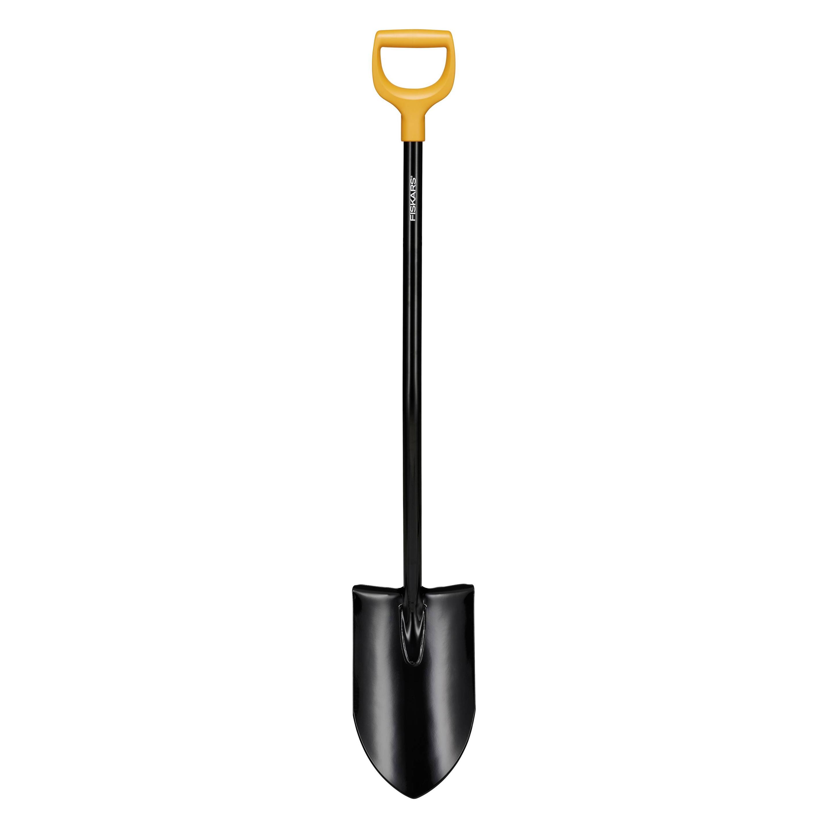 Fiskars Solid+ Schaufel XL mit langem Stiel (1067517)