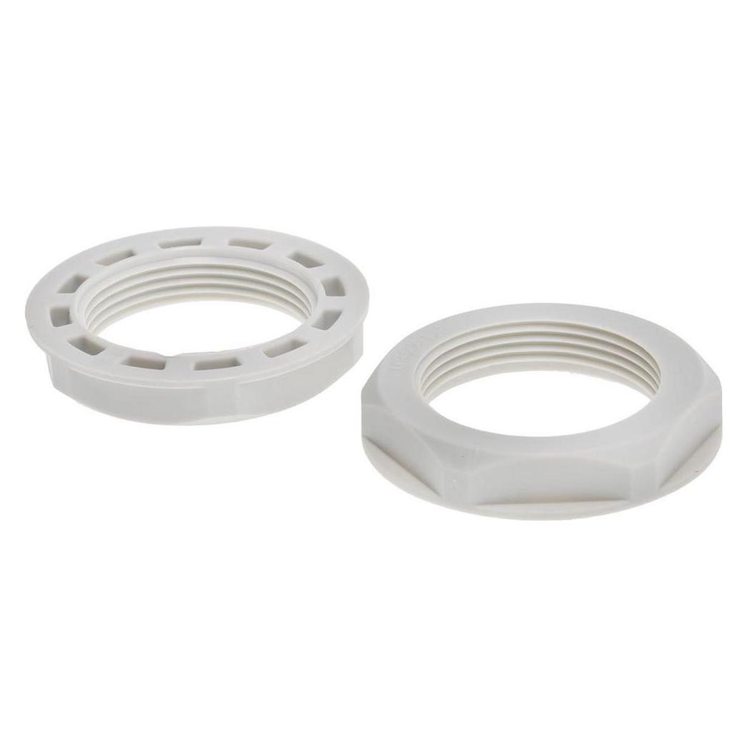RS PRO M32 x 1.5 Grey locknut IP68 (M32) (8229802)