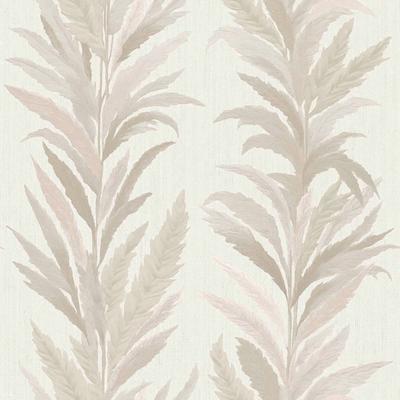 Galerie Wallcoverings Ornamenta Collection Leaf Flourish Shimmer Finish Vinyl on Non-woven Wallpaper Roll