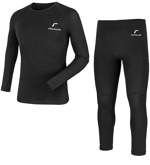 REUSCH Herren Funktionsunterwäsche-Set schwarz   XL M