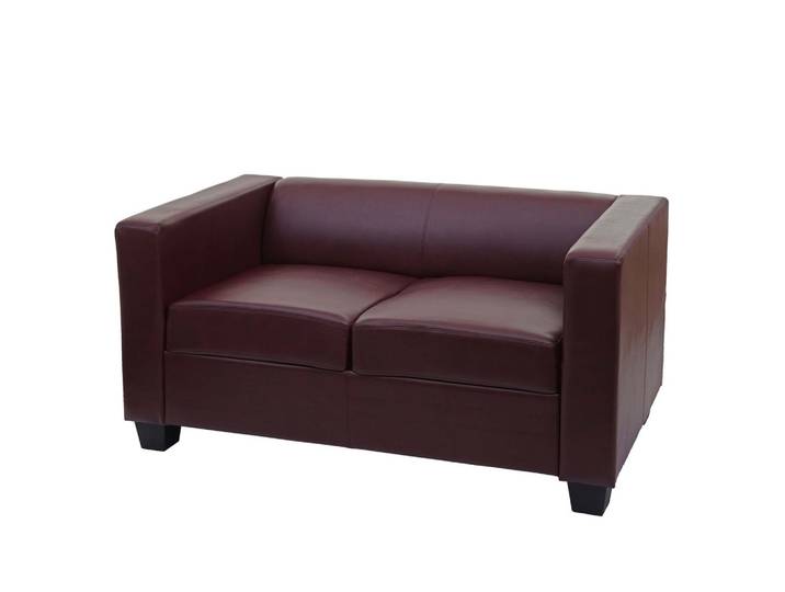 2ER SOFA Rotbraun