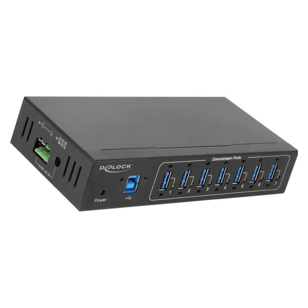 Delock USB 3 Hub 7-Port USB Typ-A (USB-B, 7 Ports) (63311)