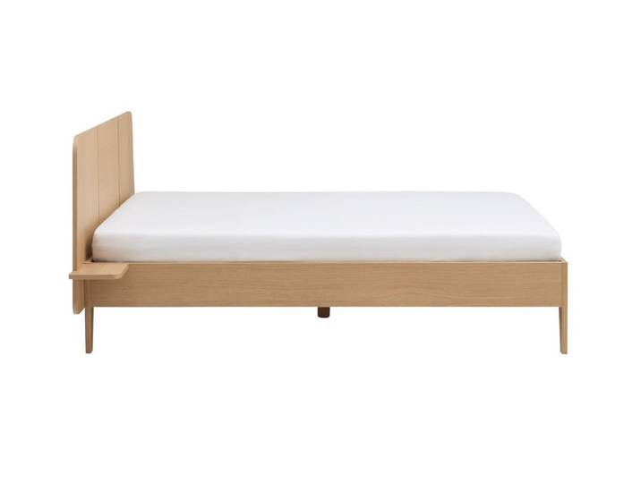Lit double 140x190 + chevet Chêne Naturel
