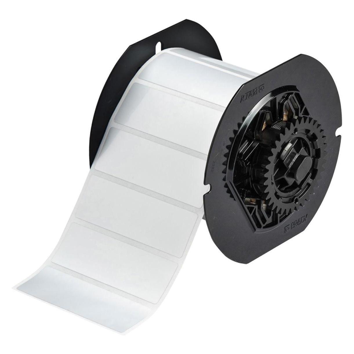 Brady B33-18-434, metallisierter Polyester, Silber, glänzend, 76.20 x 25.40 mm, extrem stark hafte (76.20 mm) (B33-18-434)