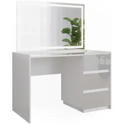 Vicco, Schminktisch, Marla mit LED-Spiegel (120 x 60 x 78.60 cm)