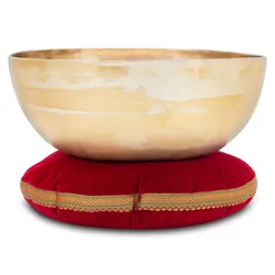 XDrum Therapeutic Klangschale Ton C groß Kissen Set