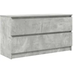 vidaXL TV-Schrank Betongrau 100x35x54 cm Holzwerkstoff