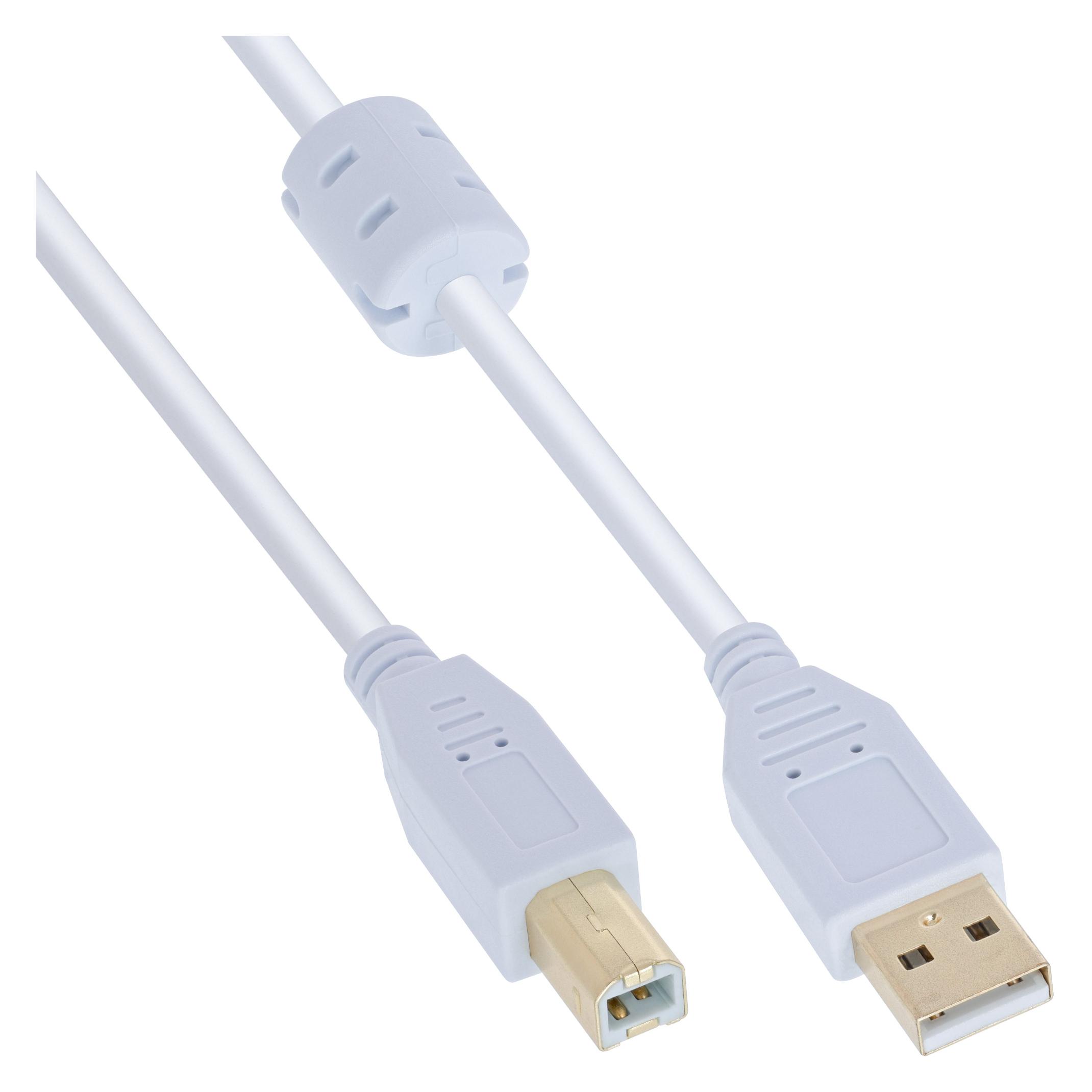 InLine USB 2.0 Kabel (1 m, USB 2.0) (34510W)