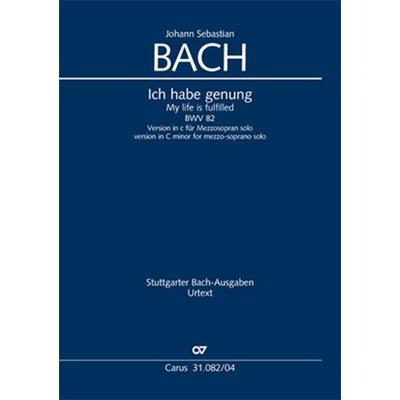 Ich habe genung (Klavierauszug XL) -