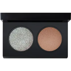 MAC Eyeshadow Duo Smoke + Ice - silber|braun