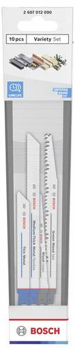 Bosch Accessories 2607012090 Gemischtes Säbelsägeblatt-Set, 2x S922EF, 3x S1122BF, 2x S644D, 3x S1531L, 10tlg 1 St.