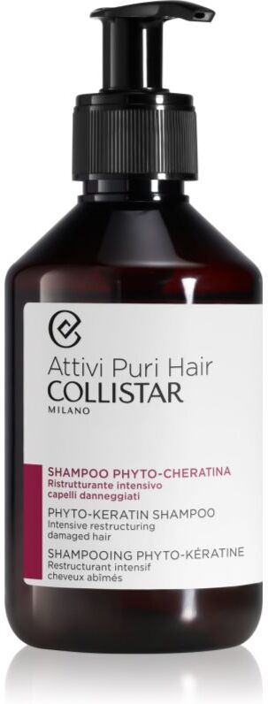 Collistar Hair Phyto-Keratin Shampoo Intensive Restructuring shampoing à la kératine 250 ml