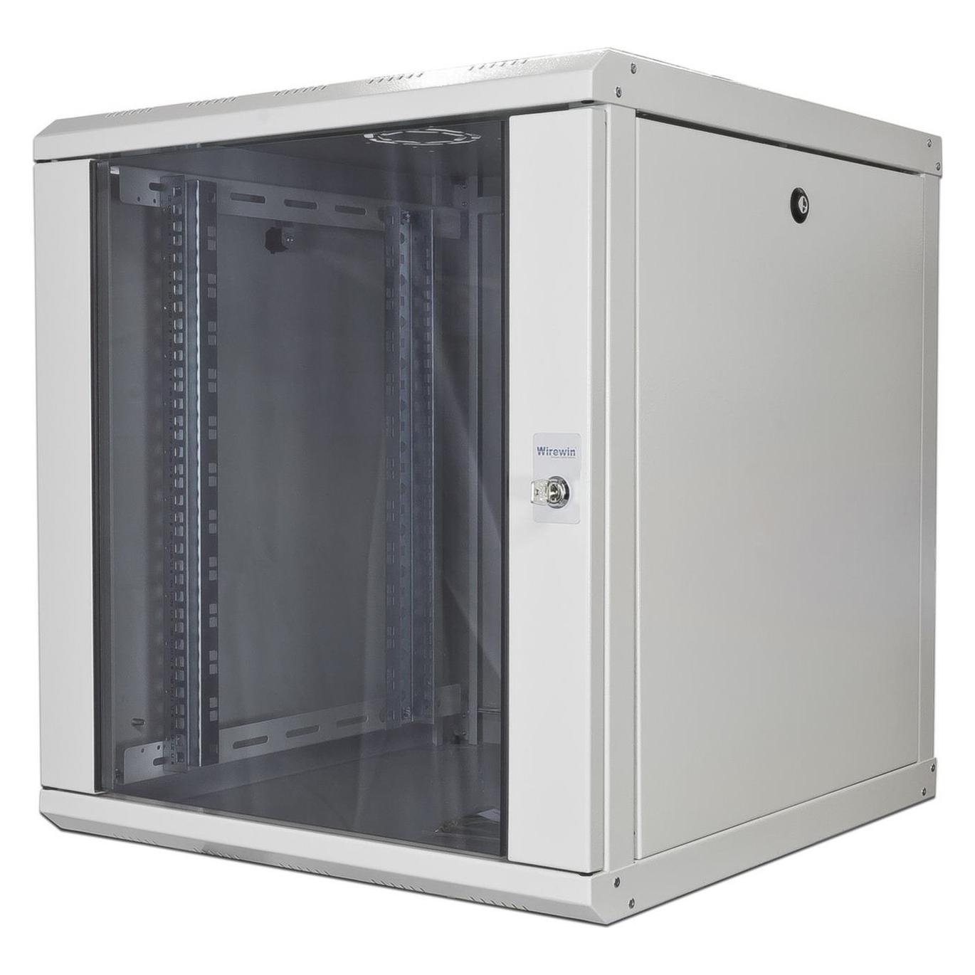 Wirewin 19/"" Wandschrank, einteilig, 600x600mm, abnehmbare Seitenwände Schränke (19 Zoll Rack) (WCAB 600X600X16U)