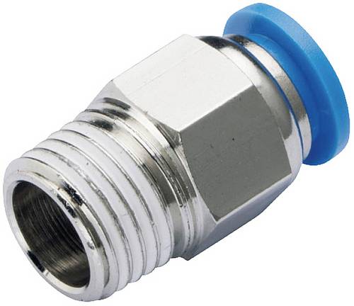 TRU COMPONENTS Gerade-Verbinder PC6-M5 Rohr-Ø: 6mm Gewinde-Maß: M5 x 0.80