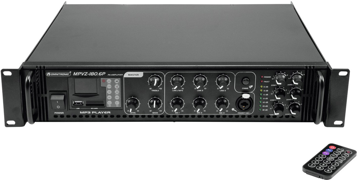 Omnitronic Mpvz-180.6p Mischverstärker