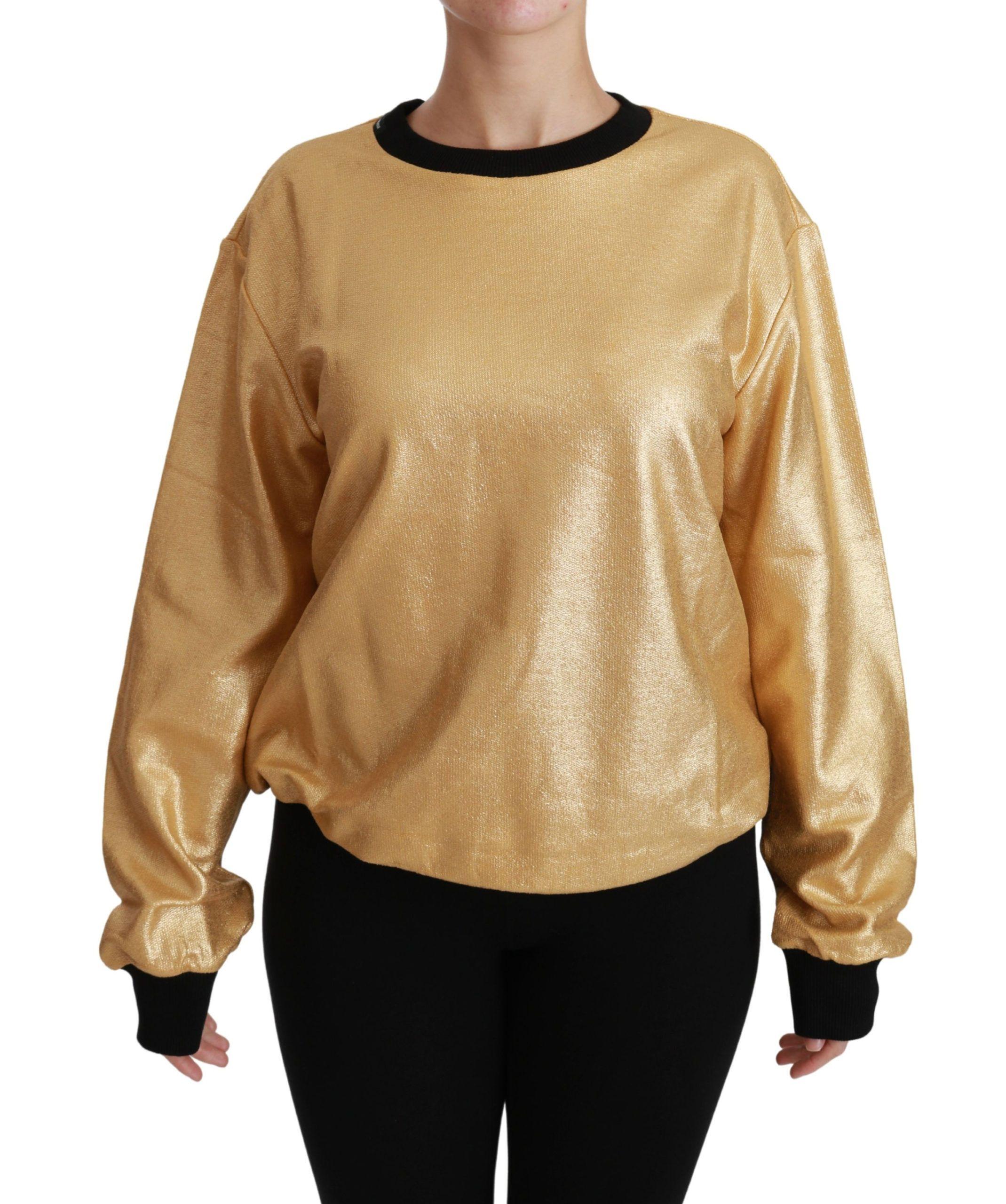 Dolce Gabbana Metallic Sweatshirt Goud
