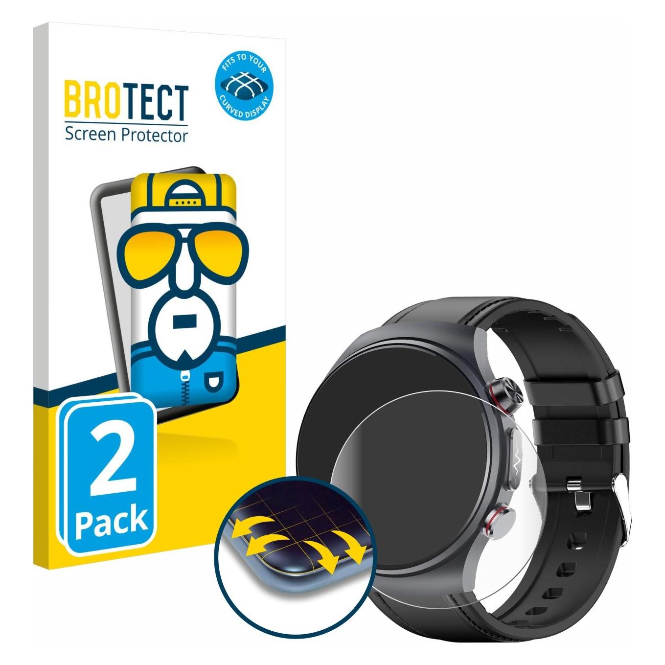 Brotect Fullscreen für Kardena Care Pro 5 Klassisch Schutzfolie Displayschutz Folie Klar Transparent (5160359)