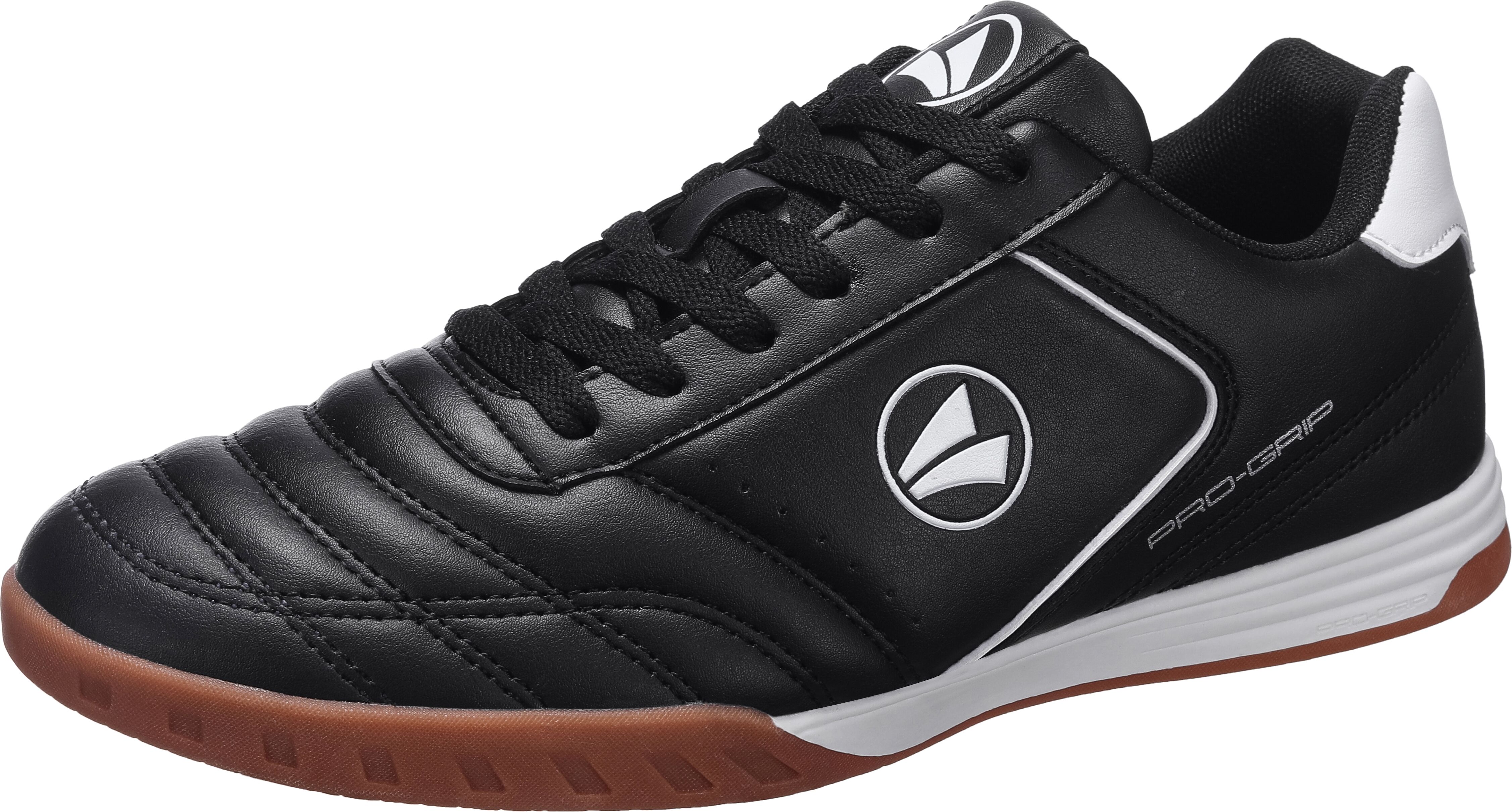 Hallenschuh JAKO "J-Yard Pro", Gr. 42, schwarz-weiss (jet schwarz, weiß), Mesh, Synthetik, mehrfarbig, Schuhe Hallenschuh jet schwarz, weiß 42