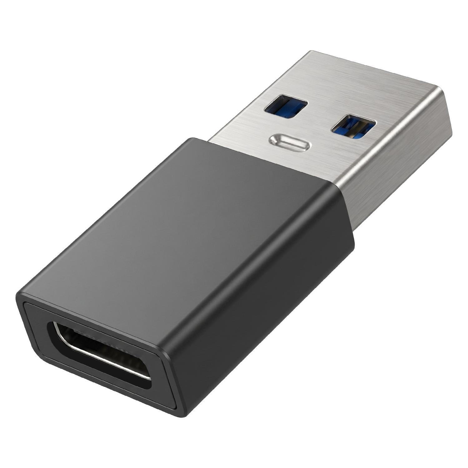 Blue Star Premier Converter Blue Star Adapter Type C to USB A 3.0 Blue Star - black (USB-A, USB-C) (ADA-BSTAR-C2A-BK)