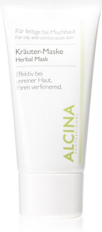 Alcina For Oily Skin Kräutermaske gegen ein glänzendes Gesicht und erweiterte Poren 50 ml