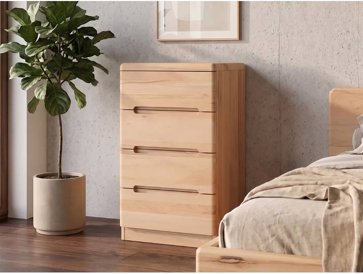 Kommode Kernbuche „Marlon“ 50 cm Massivholz Buche