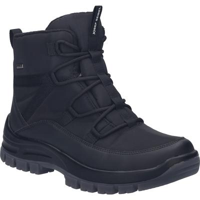 Stiefelette JOSEF SEIBEL "Alaska 52, schwarz", Herren, Gr. 42, schwarz, Obermaterial: 100% Synthetik synthetic., Schuhe Stiefelette