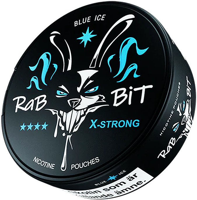 RaBBiT Blue Ice X-Strong Nicotine Pouches - 1  single unit