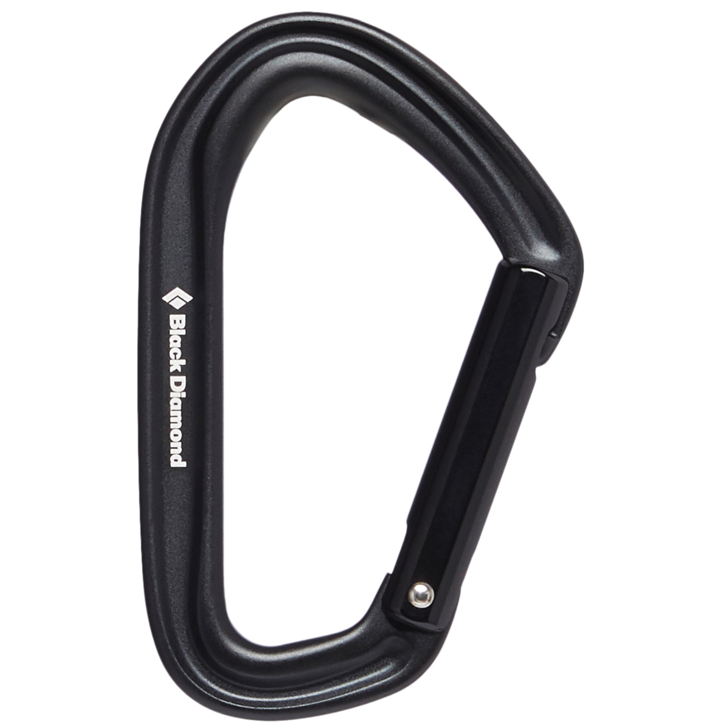Black Diamond Hotforge Straight Gate Karabiner Karabiner schwarz Alpinklettern | Sportklettern