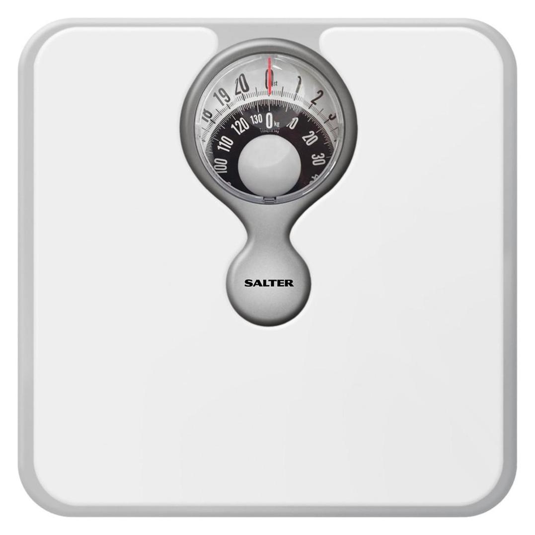 Salter 484 WHDRFEU16 Magnifying Lens Mechanical Bathroom Scale (133 kg) (484 WHDRFEU16)