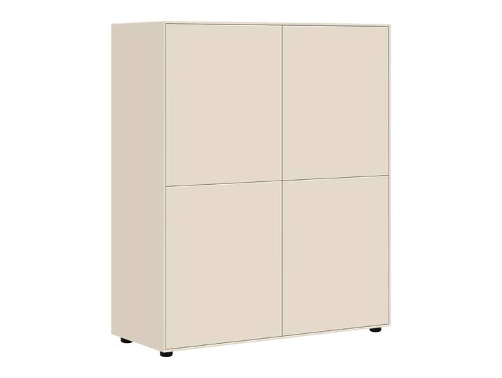 Highboard Malik, Edition, sandgelb, Holzwerkstoff