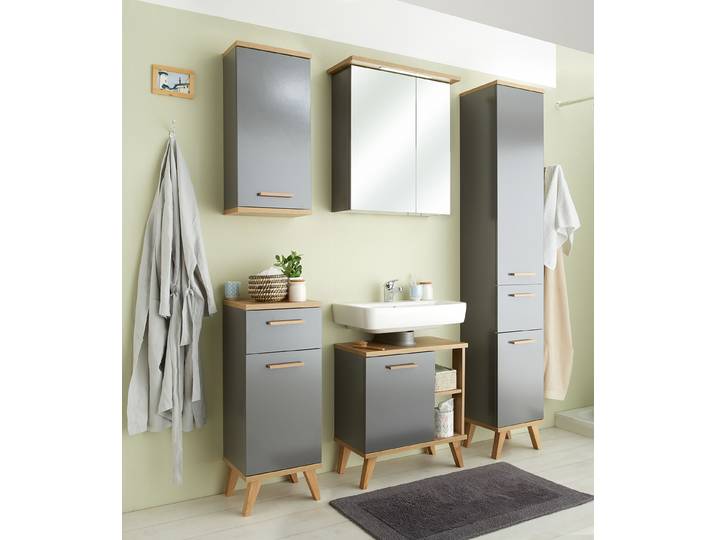 Meuble bas 36cm Gris