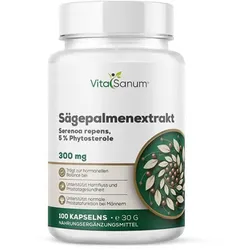 VitaSanum® Sägepalmenextrakt 600 mg – pro Tagesportion (2 Kapseln)