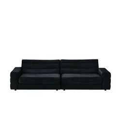 Big Sofa  Scarlatti , schwarz , Maße (cm): B: 296 H: 83 T: 125.0