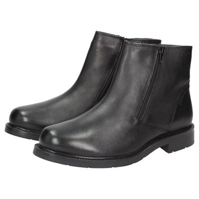 Stiefelette SIOUX "Magnus-LF-XXXL", Damen, Gr. 42 (UK 8), schwarz, Obermaterial: 100% Lammnappaleder LANA. 100% Gummi rubber., Schuhe Stiefelette