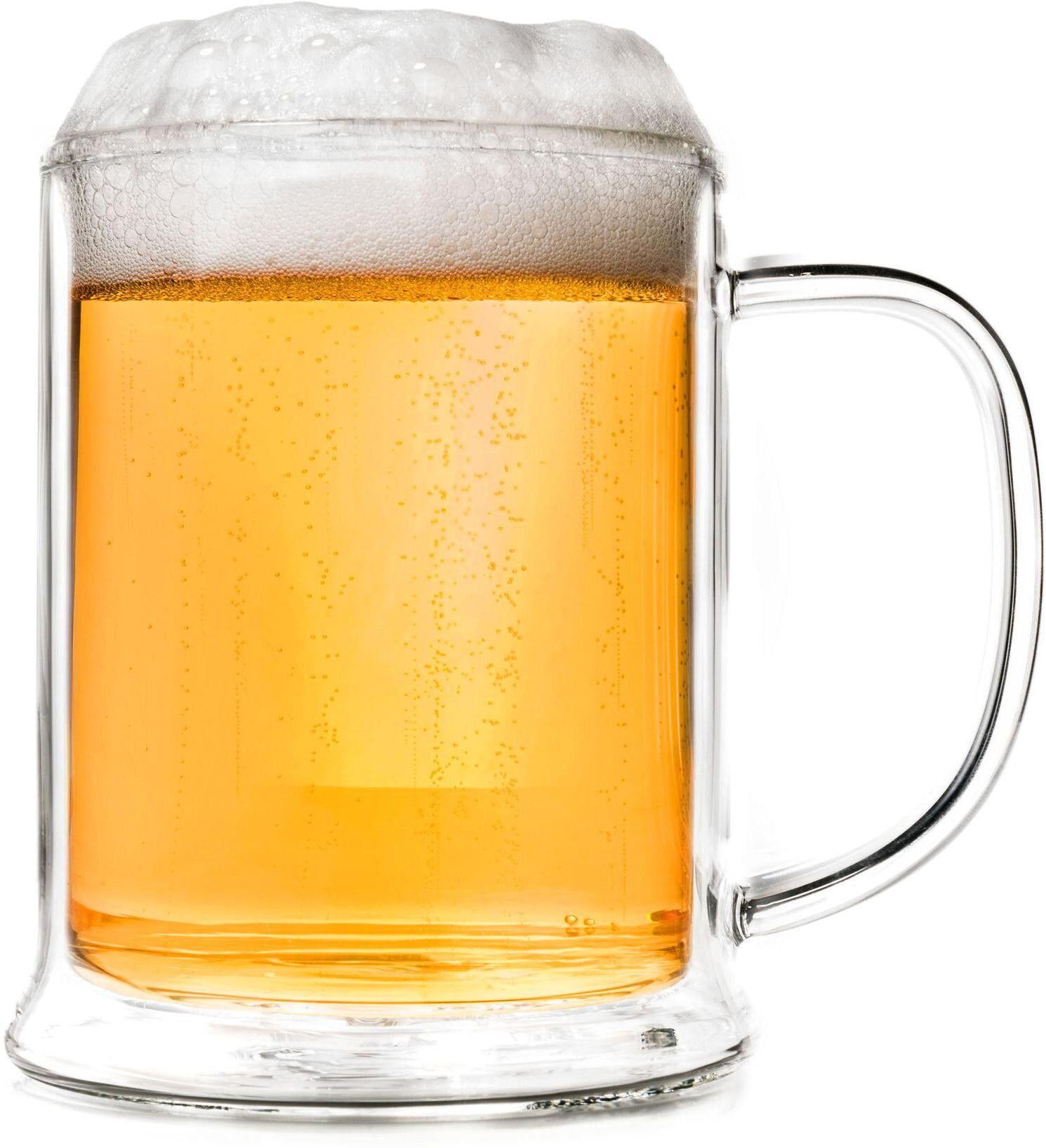 Bierglas CREANO "500 ml, 1 Stück, Transparent", transparent, H:12,5cm, Trinkgefässe, Bierglas transparent 12,5cm, 500ml
