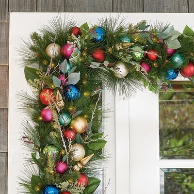 Christmas All Is Bright Cordless Garland - Grandin Road