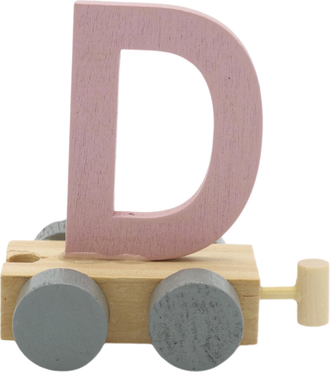 Lettertrein D roze