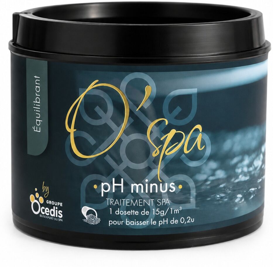 Traitement SPA orrecteur pH Minus poudre OCEDIS O'Spa 0,75kg dissolution rapide