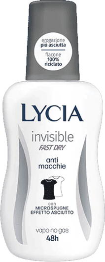 Lycia Vapo Invisible Fast Dry 75 ml Deodorante 48h Protezione Antimacchia