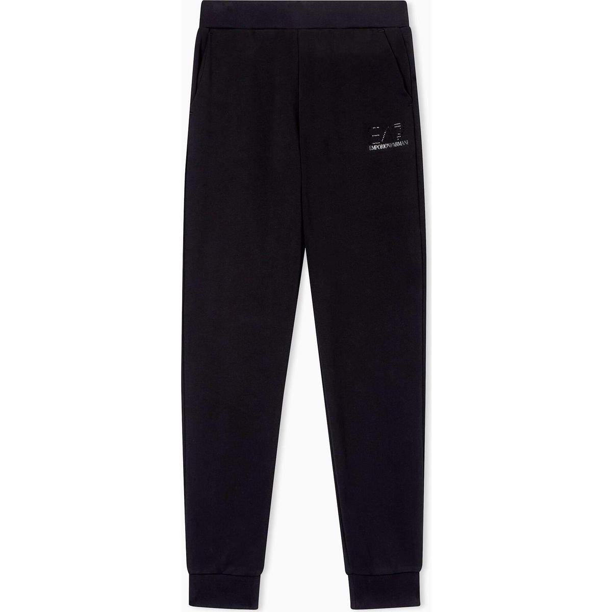 EA7 Train Logo Series W Pants CH Fancy Strass - Train Logo Series W Pants CH Fancy Strass black / black (MC043) XS 7W000538 AF15831-MC043-XS