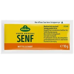 Kühne Senf »mittelscharf« 150 x 10 g