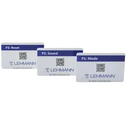 Lehmann, Zutrittskontrolle, Programmierkarten-Set (Schlüsselkarte)