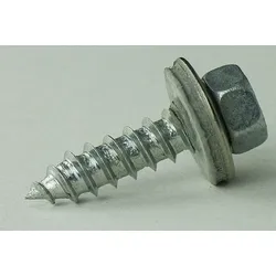 Fassadenbauschraube Form A (mit Spitze) - Edelstahl A2 - 6,5x85 - Dichtscheibe 16mm