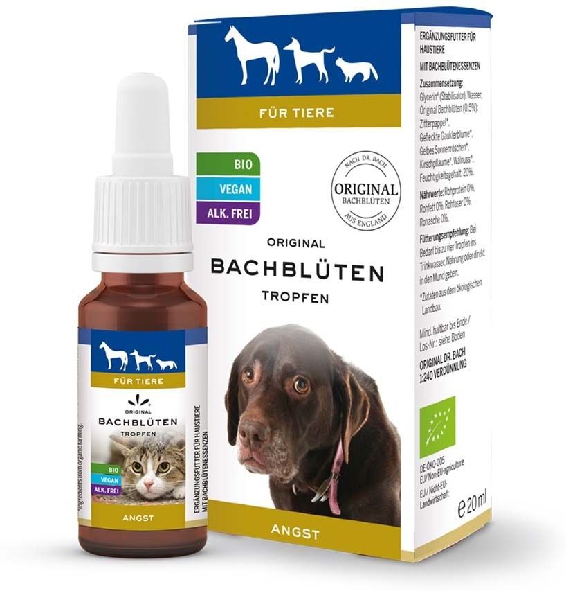 Original Bachblüten Bachblüten Tiere Tropfen Angst 20 ml