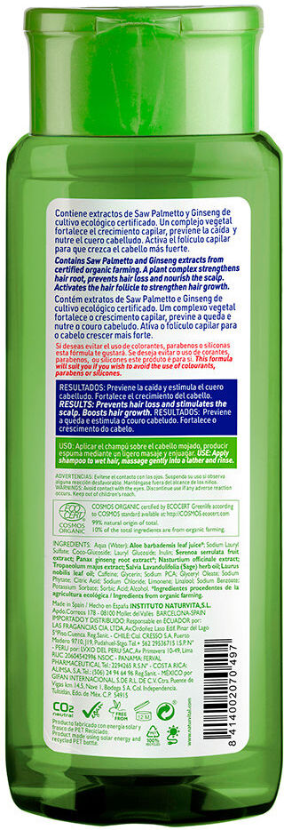 Naturvital Bio Ecocert Shampoo anti-queda 300 ml
