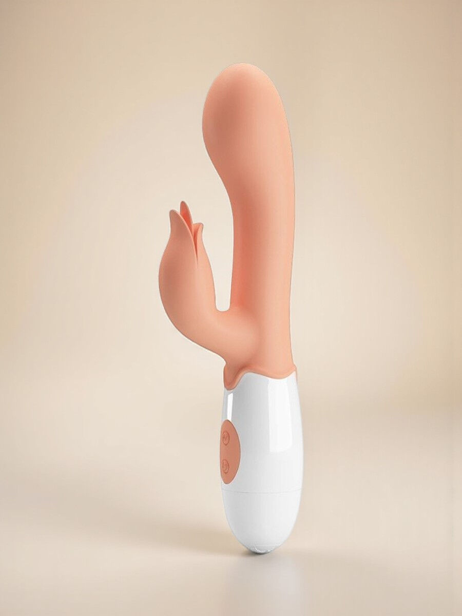 Pretty Love Bloody Mary - Vibromasseur Rabbit avec Stimulateur Clitoridienne - Nude