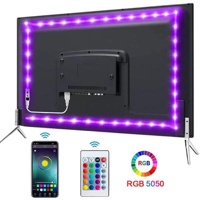 Uplift Essentials Bluetooth RGB LED Strip Light USB Powered Flexible Tape 5m bluetooth Ir
