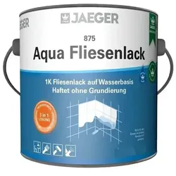 Jaeger 875 Aqua Fliesenlack weiß 2,5 l